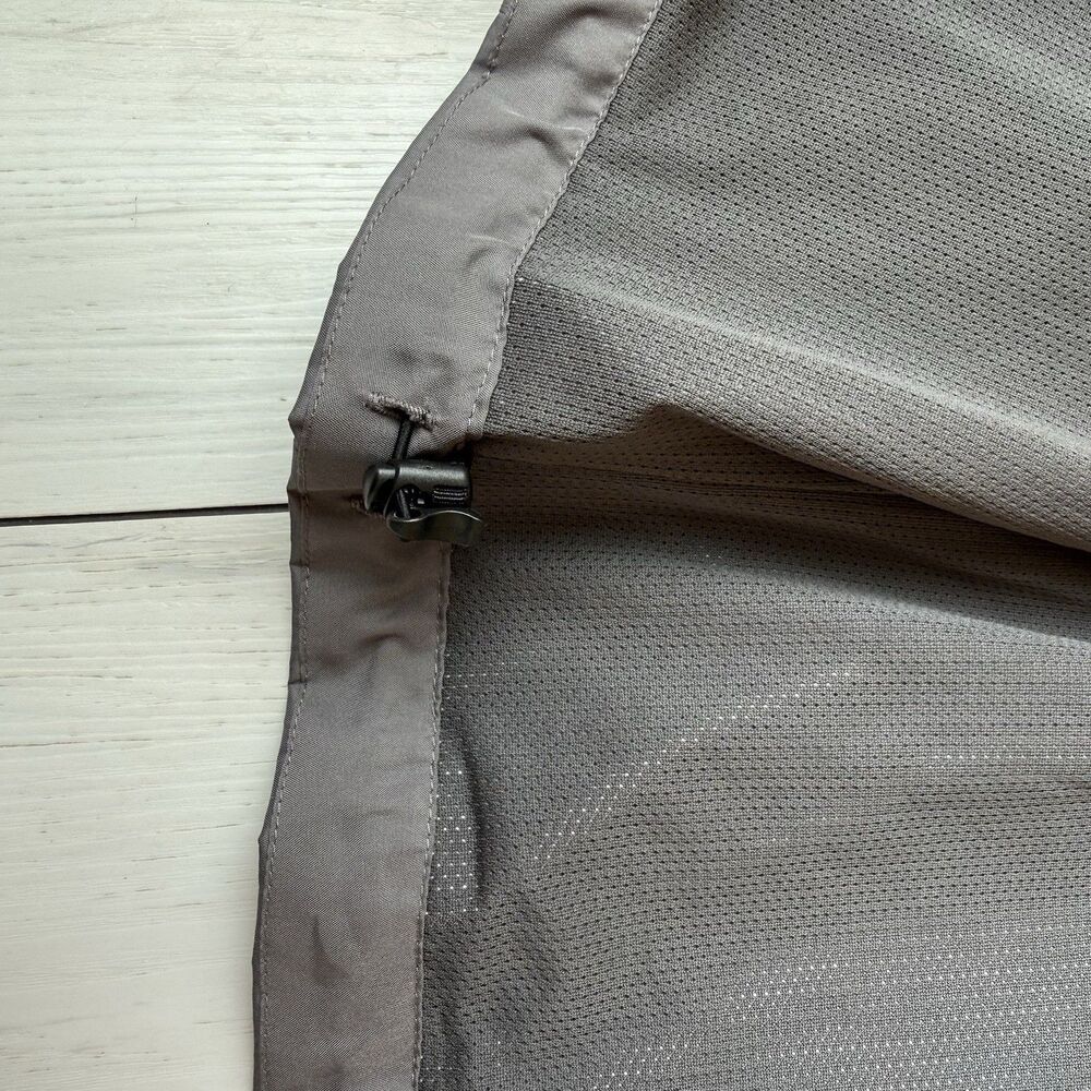 REI Co-op Trailmade Rain Jacket Men's L Gray Hooded Windbreaker Full Zip Pockets - Picture 9 of 15